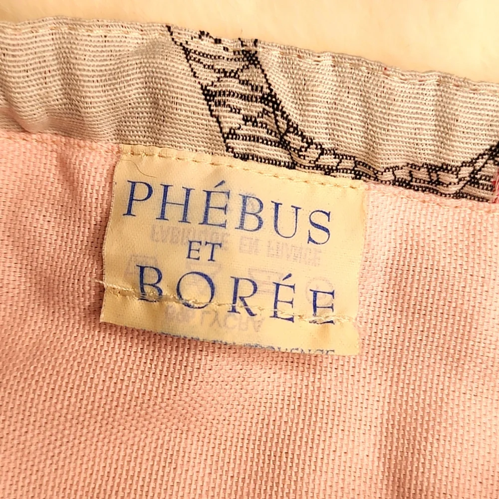 Phebus Et Boree French Backpack/Purse Paris Scene French Lady Unique Embroidered